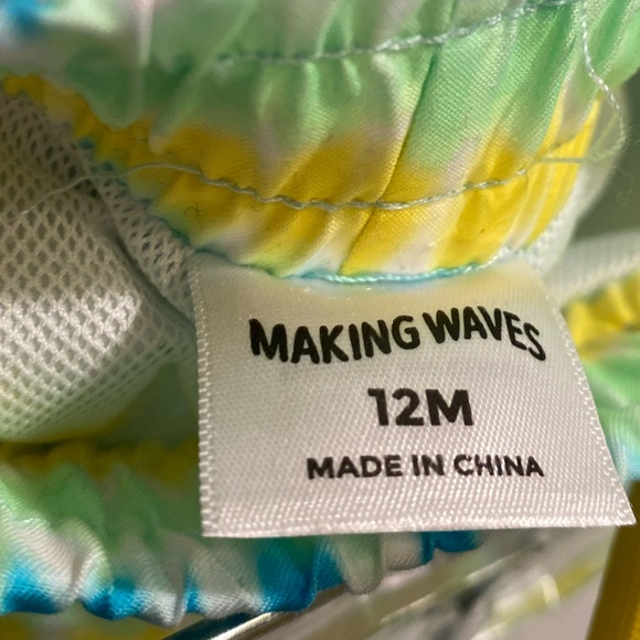 Making Waves Baby Boys Swim Trunks. Sizes 12 months and 2T available. - Picture 2 of 3